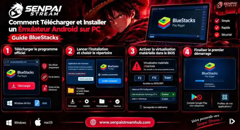 Senpai Stream sur PC 7 Senpai Stream sur PC: Guide BlueStacks