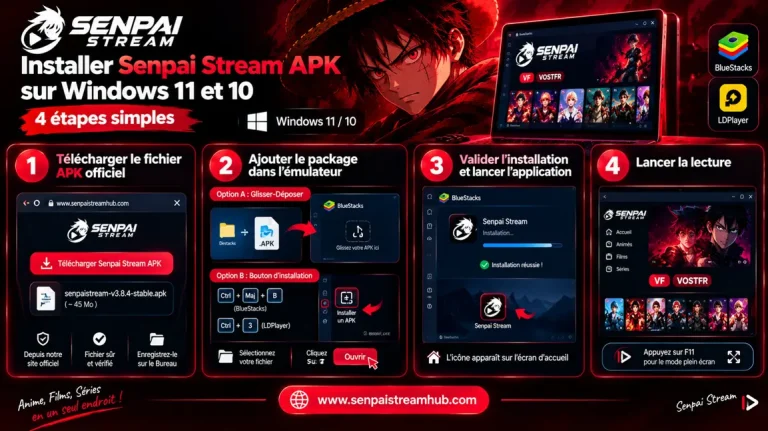 Senpai Stream sur PC 8 Senpai Stream sur PC: Procédure Pas à Pas